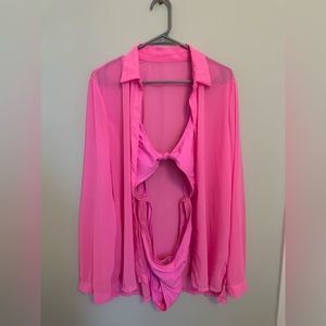 Matte Collection Monokini with Cover Up